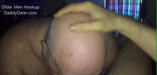  Chubby SIlverdaddy Sucks My Cock and Eats my Ass